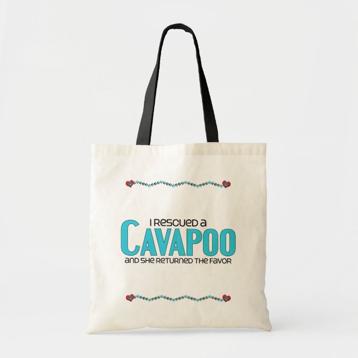 I Rescued a Cavapoo (Female) Dog Adoption Design Bag