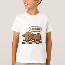 I Resign Funny Chess Player T-Shirt