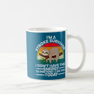 I Retro Stroke Survivor Don' Energy Coffee Mug
