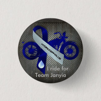I ride for Team Janyia Pinback Button