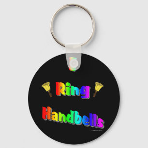 I Ring Handbells Keychain