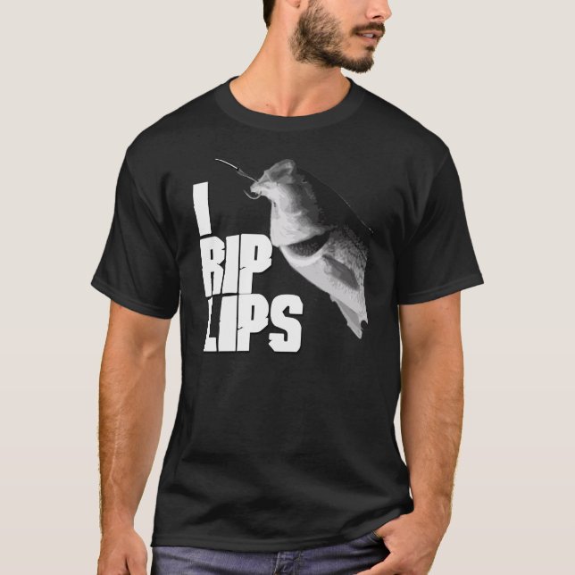 I RIP LIPS T-shirt DARK (Front)