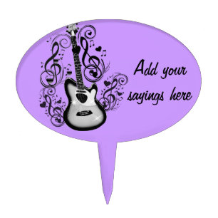 I Rock #5_ Cake Topper