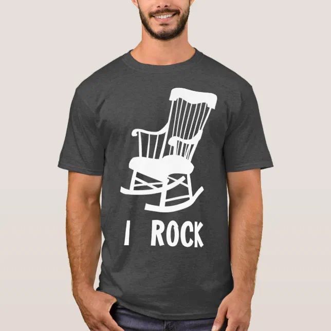 frost Milepæl Svare I Rock Funny Rocking Chair Gag Gift T-Shirt | Zazzle