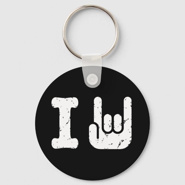 I Rock Keychain (Front)