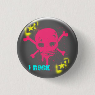 I Rock Pinback Button