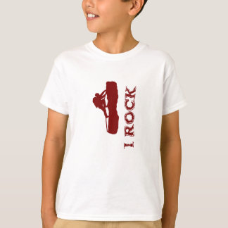 i Rock (red) Unisex Kids Tee