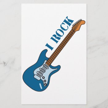 I Rock Stationery by Grandslam_Designs at Zazzle