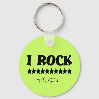 I Rock. The End. Keychain