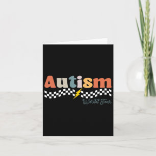 I Rock The Spectrum Autism World Tour Autism Aware Card