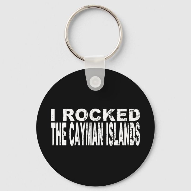 I Rocked Cayman Islands Keychain (Front)