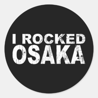 I Rocked Osaka Bk Sticker