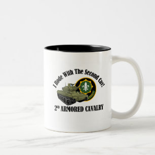 I Rode With The 2nd Cav! - 2nd ACR M551 Two-Tone Coffee Mug
