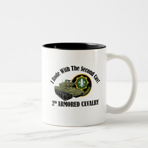 I Rode With The 2nd Cav _ 2nd ACR M551 Two_Tone Coffee Mug