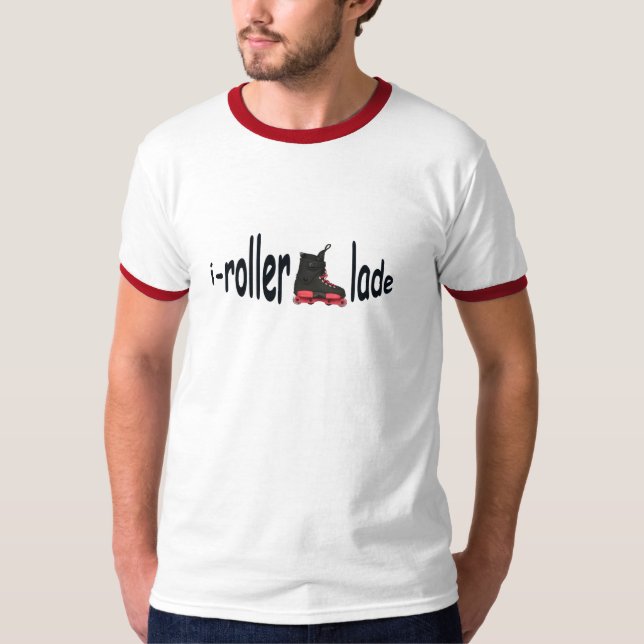 i-rollerblade Mens 100% Cotton T-shirt (Front)