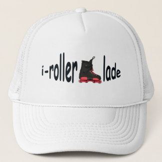 i-rollerblade Men's White Trucker Hat