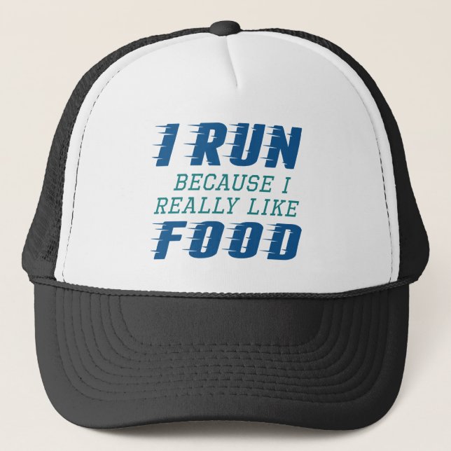 I Run Food Trucker Hat (Front)