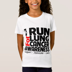 I Run For Lung Cancer Awareness T-Shirt