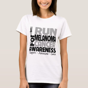 I Run For Melanoma Awareness T-Shirt