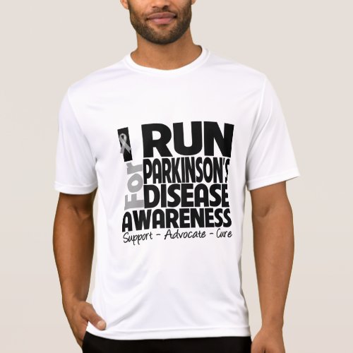I Run For Parkinsons Disease Awareness T_Shirt