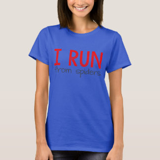 I Run (from spiders) Muscle Tank