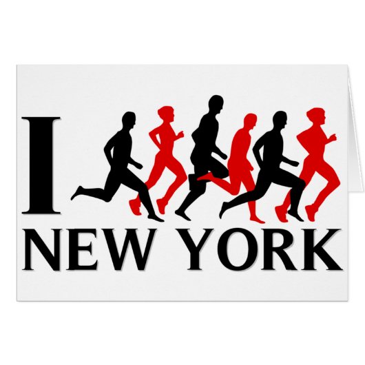 I RUN NEW YORK CARDS (Front Horizontal)