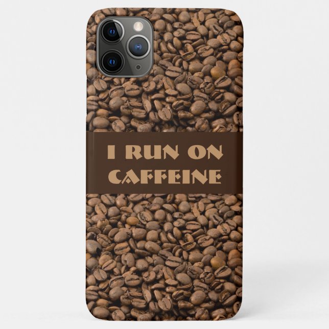 I run on Caffeine Case-Mate iPhone Case (Back)