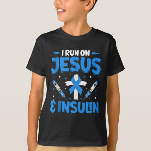 I Run On Jesus And Insulin Tank Top