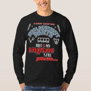 I Run On Replacement Parts A Knee Organ Or Hip Rep T-Shirt