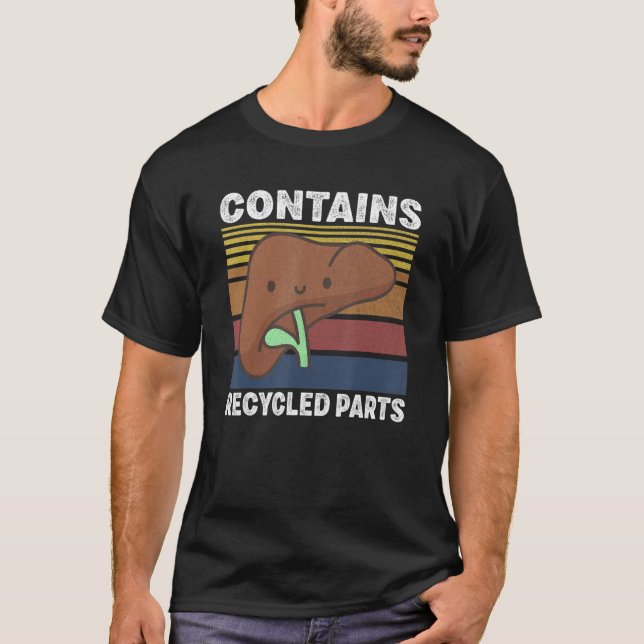 I Run On Spare Parts Organ Transplant Survivor T-Shirt (Front)