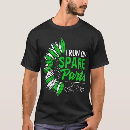 I Run On Spare Parts Shirt Lung Transplant T_Shirt