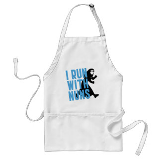 I Run with Nuns Adult Apron