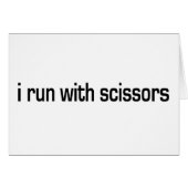 I Run With Scissors (Front Horizontal)