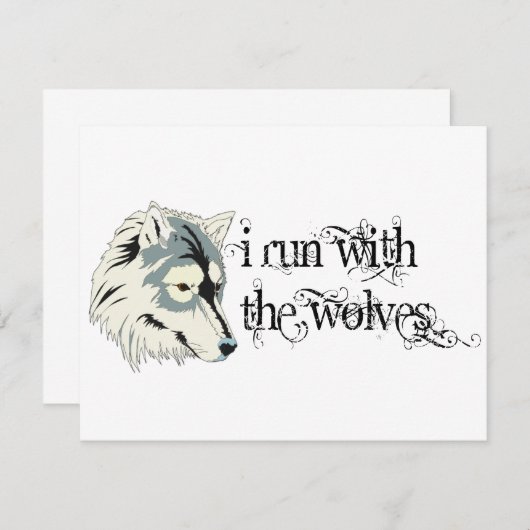 I Run With The Wolves -- Vampires (Front/Back)