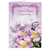 I said a prayer for you with alstromeria lilies (Front)