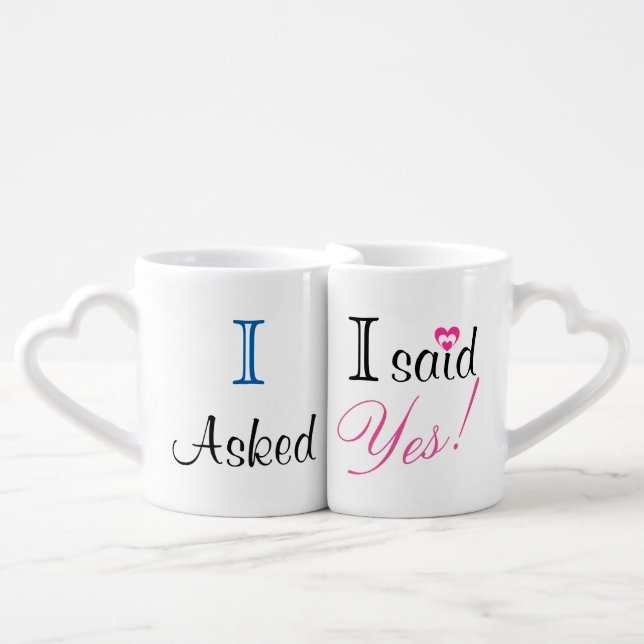 I said yes! Mug (Front Nesting)