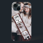 I Said Yes Romantic Photo iPhone 13 Case<br><div class="desc">Unique romantic iPhone Cover features 3 of your couple's photo. A large one fills the background, then 2 are placed in a rustic vintage filmstrip. The top space in the film strip features your great news. I Said Yes and Your Names. A trendy boho arrow and heart ad visual interest....</div>