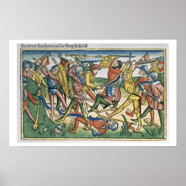 I Samuel 28 1-2 The Philistines war against Israel Poster (Front)