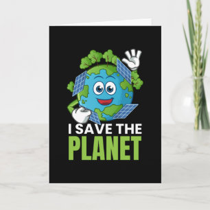 I Save The Planet Photovoltaic Solar Card