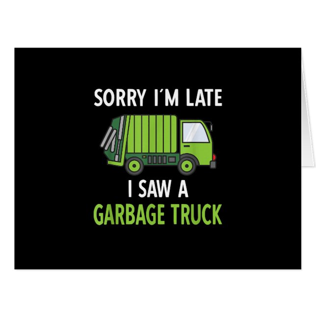 I Saw a Garbage Truck Costume  Recycling Garbage (Front Horizontal)