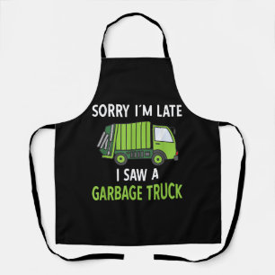 I Saw a Garbage Truck Costume  Recycling Garbage Apron