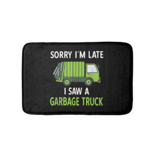 I Saw a Garbage Truck Costume  Recycling Garbage Bath Mat