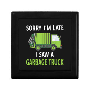 I Saw a Garbage Truck Costume Recycling Garbage Gift Box