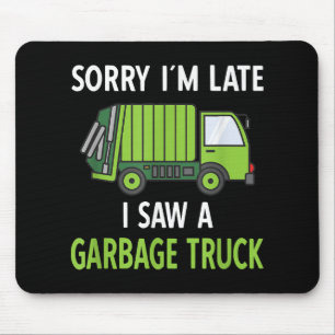 I Saw a Garbage Truck Costume Recycling Garbage Mouse Pad