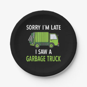 I Saw a Garbage Truck Costume  Recycling Garbage Paper Plates