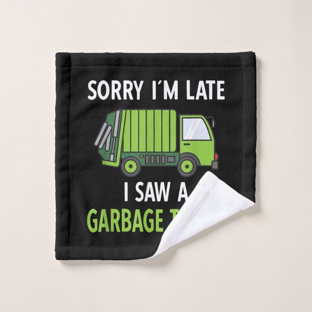 I Saw a Garbage Truck Costume  Recycling Garbage Wash Cloth (Wash Cloth)