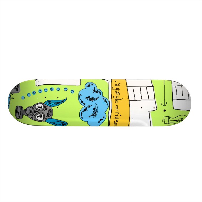 "I Saw His Little Furry Tail, Did You?" Skateboard Decks