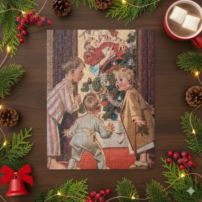 I Saw Mommy Kissing Santa Claus Antique Jigsaw Puzzle (I Saw Mommy Kissing Santa Claus Antique Jigsaw Puzzle)