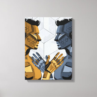 I Saw Myself I A – Self Recognition Art Canvas Print