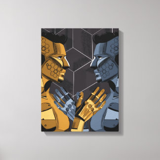 I Saw Myself I B – Self Recognition Art Canvas Print